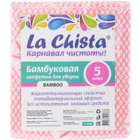 

Салфетка бамбуковая "LA CHISTA" (5 шт)