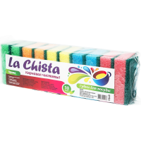 

Губки для посуды "LA CHISTA"(Прима,10шт)