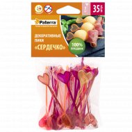 Пики декоративные «Сердечко» 85 мм, 35 шт.