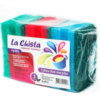 

Губки для посуды "LA CHISTA"(профи, 3шт)