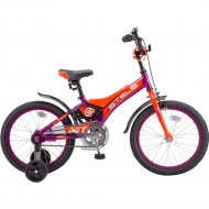 Велосипед «Stels» Jet Z010 18, фиолетовый/оранжевый, LU085921