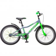 Велосипед «Stels» Pilot 210 Z010 20, рама 11, серый/салатовый, LU088513