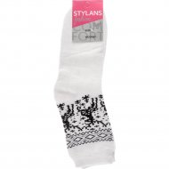 Носки женские «Stylan's» белые, SW-KT-3-MXP, размер 23-25