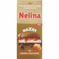 Шоколад молочный «Nelly» Nelina MAXXX, с карамельно-молочной начинкой, 85 г