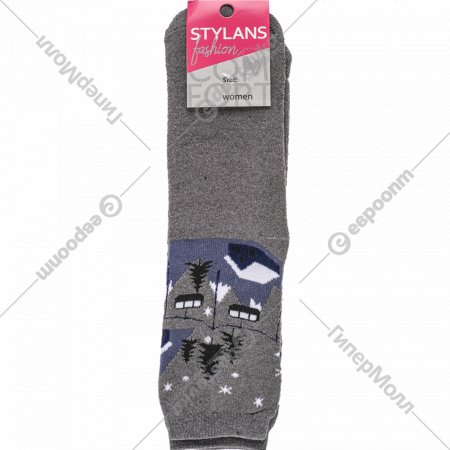 Носки женские «Stylan's» серые, SW-KT-3-MXP, размер 23-25