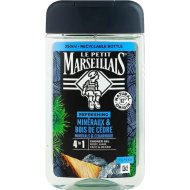 Гель для душа мужской Le Petit Marseillais Minerals & Cedarwood, кедр и минералы, 250 мл