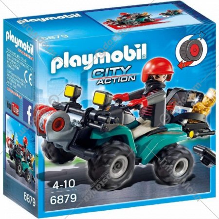 Игровой набор «Playmobil» Квадроцикл грабителя, 6879
