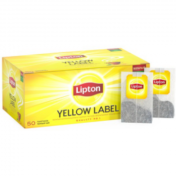 Чай черный «Lipton» Yellow Label, 50х2 г