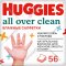 Салфетки влажные «Huggies» All Over Clean, 56 шт