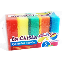 

Губки д/посуды "LA CHISTA"(Премиум,5шт)