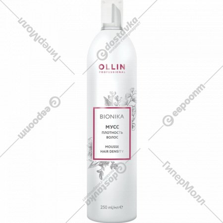 Мусс для укладки волос «Ollin Professional» BioNika, Плотность волос, 250 мл