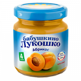 Пюре фруктовое «Бабушкино Лукошко» абрикос, 100 г