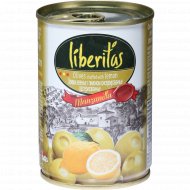 Оливки «Liberitas» зеленые, c лимоном, 280 г