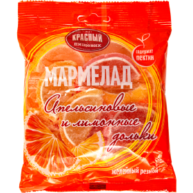 Мар­ме­лад «Крас­ный пи­ще­ви­к» апель­си­но­вые и ли­мон­ные дольки, 210 г