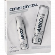 Подарочный набор «Arco» Crystal, пена, дезодорант, 200+150 мл
