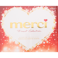 

Шоколад"MERCI"(ассорти/НГ с перфор.)250г
