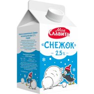 Напиток кисломолочный Моя Славита Снежок сладкий, 2.5%, 0.45 кг