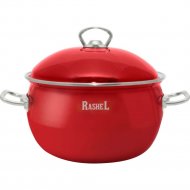 Кастрюля «Rashel» Premium, R1718, хром/красный, 3 л