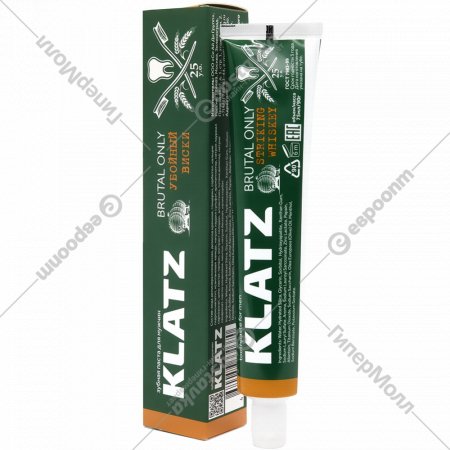 Зубная паста «Klatz brutal only» убойный виски, 75 мл