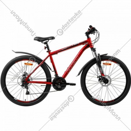 Велосипед «AIST» Quest Disc 26 16 2022, красно-черный