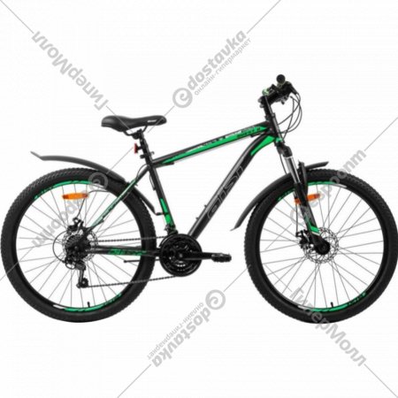 Велосипед «AIST» Quest Disc 26 16 2022, серо-зеленый