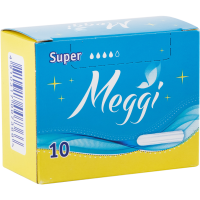

Тампоны "MEGGI" (супер) 10 шт