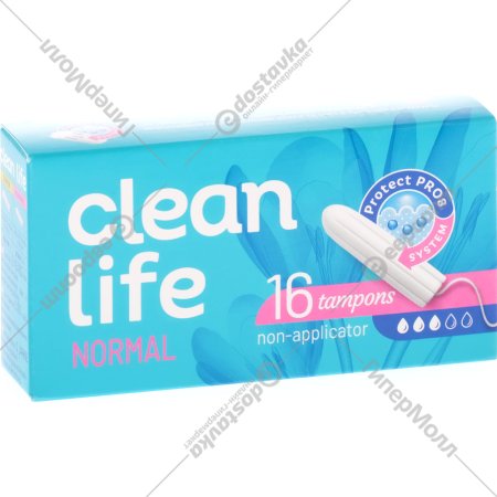 Тампоны гигиенические «Clean Life» Normal, 16 шт