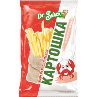 

Картофель"DR.SNACK"(жар.со вк.краба)80г