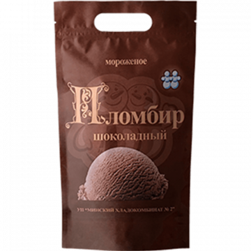 Мороженое «Пломбир» шоколадный, 1 кг