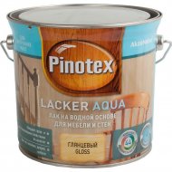 Лак для древесины «Pinotex» Lacker Aqua 70, глянцевый, 5254103, 2.7 л