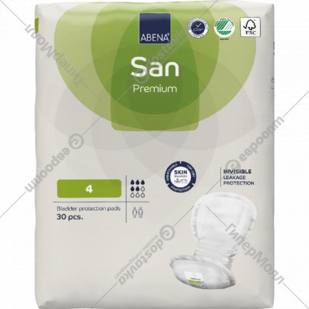 Прокладки урологические «Abena» San 4 Premium, 30 шт