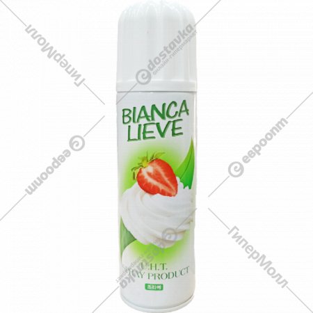 Крем взбитый «Bianca Lieve» на растительной основе, ультрапастеризованный, 250 г