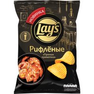 Чипсы рифлёные «Lay's» Пряная креветка, 90 г