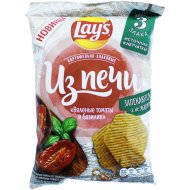 Чипсы «Lay's» Из Печи, вяленые томаты и базилик, 81 г