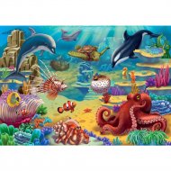 Алмазная мозаика «Рыжий кот» Красочнй подводный мир, AS22028