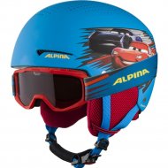 Шлем горнолыжный «Alpina Sports» A9231-80, размер 48-52, Cars