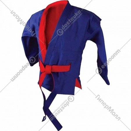Куртка для самбо «Atemi» AX55, размер 50/175, красный/синий