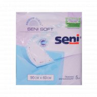 Пеленки гигиенические впитывающие «Seni» 90х60 см, 5 шт