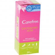 Прокладки женские ежедневные «Carefree» Cotton Feel Aloe, 20 шт