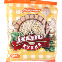 

Крупа перлов."БАБУШКИНА КУХНЯ"(ф) 0.5кг