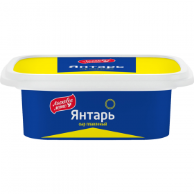 Сыр плав­ле­ный «Лас­ко­вое лето» Янтарь, пас­то­об­раз­ный, 60%, 170 г