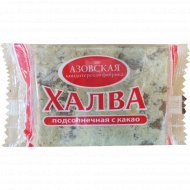 Халва подсолнечная «Азовская кондитерская фабрика» с какао, 350 г