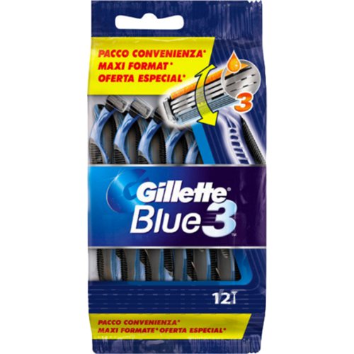 Бритва однор «Gillette» Blue3, 12 шт