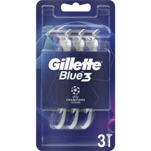 Бритва однор «Gillette» Blue3, Champions, 3 шт