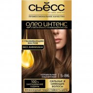 Крем-краска для волос «Syoss» Oleo Intense, тон 5-86, карамельный каштановый