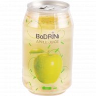 Напиток негазированный «Bodrini» яблоко, 0.31 л