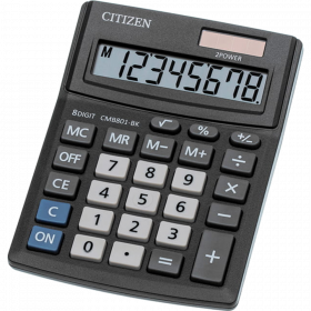 Калькулятор настольный «Citizen» 8 разрядов, CMB801-BK