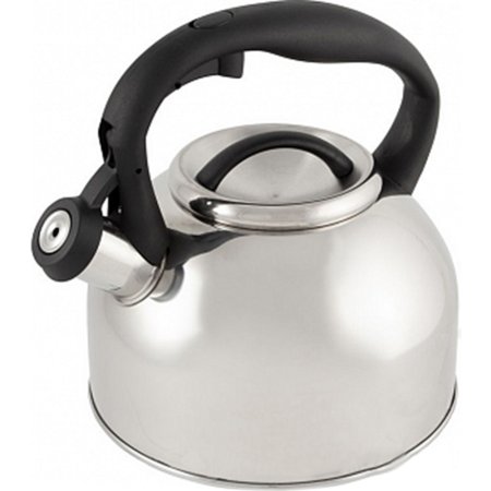 Чайник со свистком Mallony Melodia, М006870, зеркальный, 2.5 л