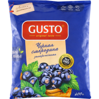 

Черная смородина "GUSTO" (заморож) 400г