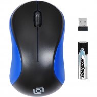 Мышь «Oklick» 605SW, Black/Blue USB